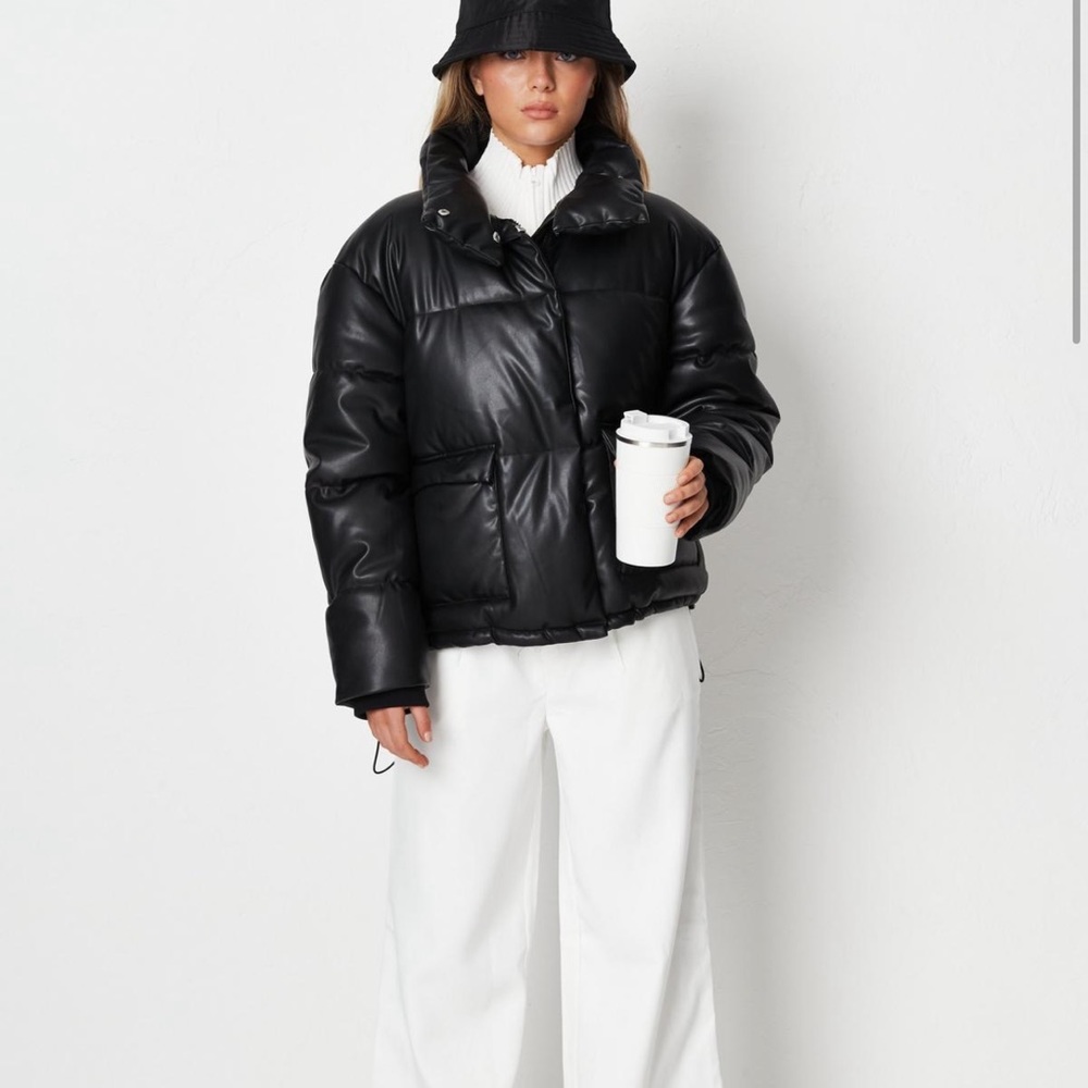 Missguided Black Puffer Jacket